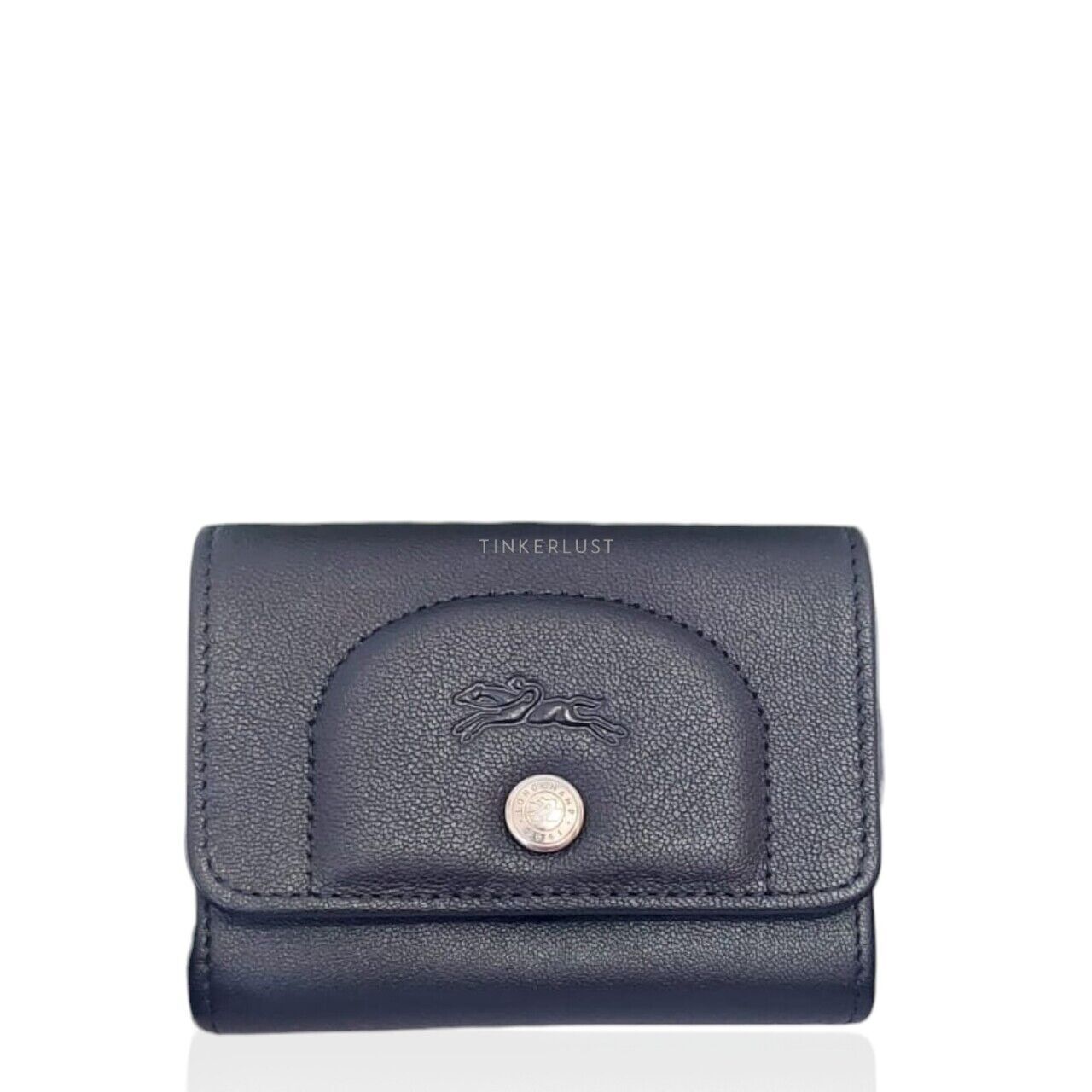 aksesoris dompet Longchamp Black Lather Card Wallet Tinkerlust